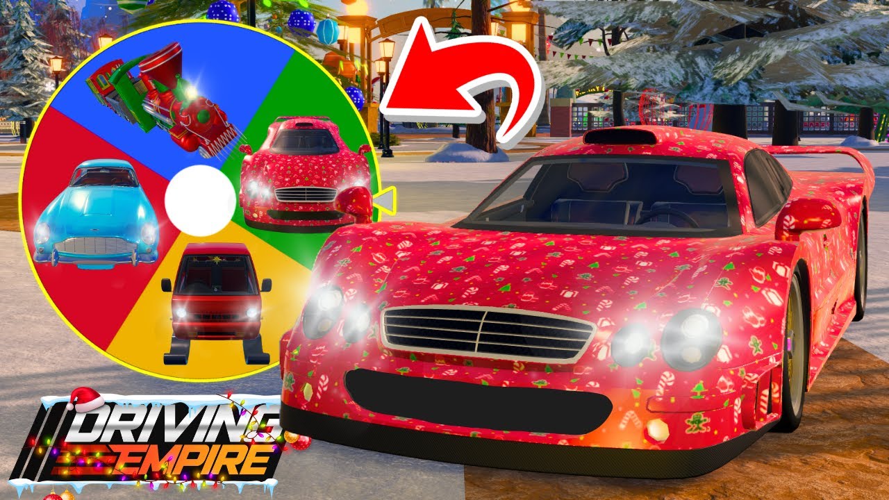 Driving Empire But A WHEELSPIN Picks Our Christmas Cars!
