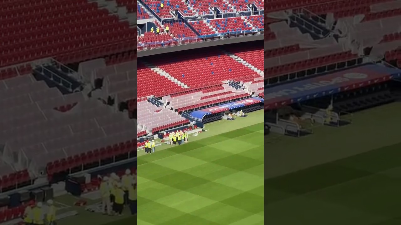 Today New Meeting inside CAMP Nou 🏟️❤️💙 17/9/2025 #campnou #barcelona #footballstadium #stadium