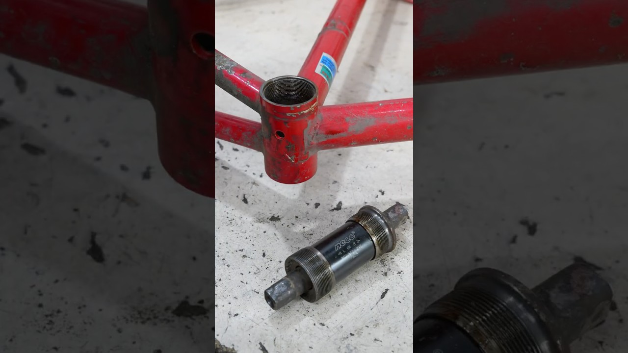 I expected rust, but found a surprisingly new bottom bracket