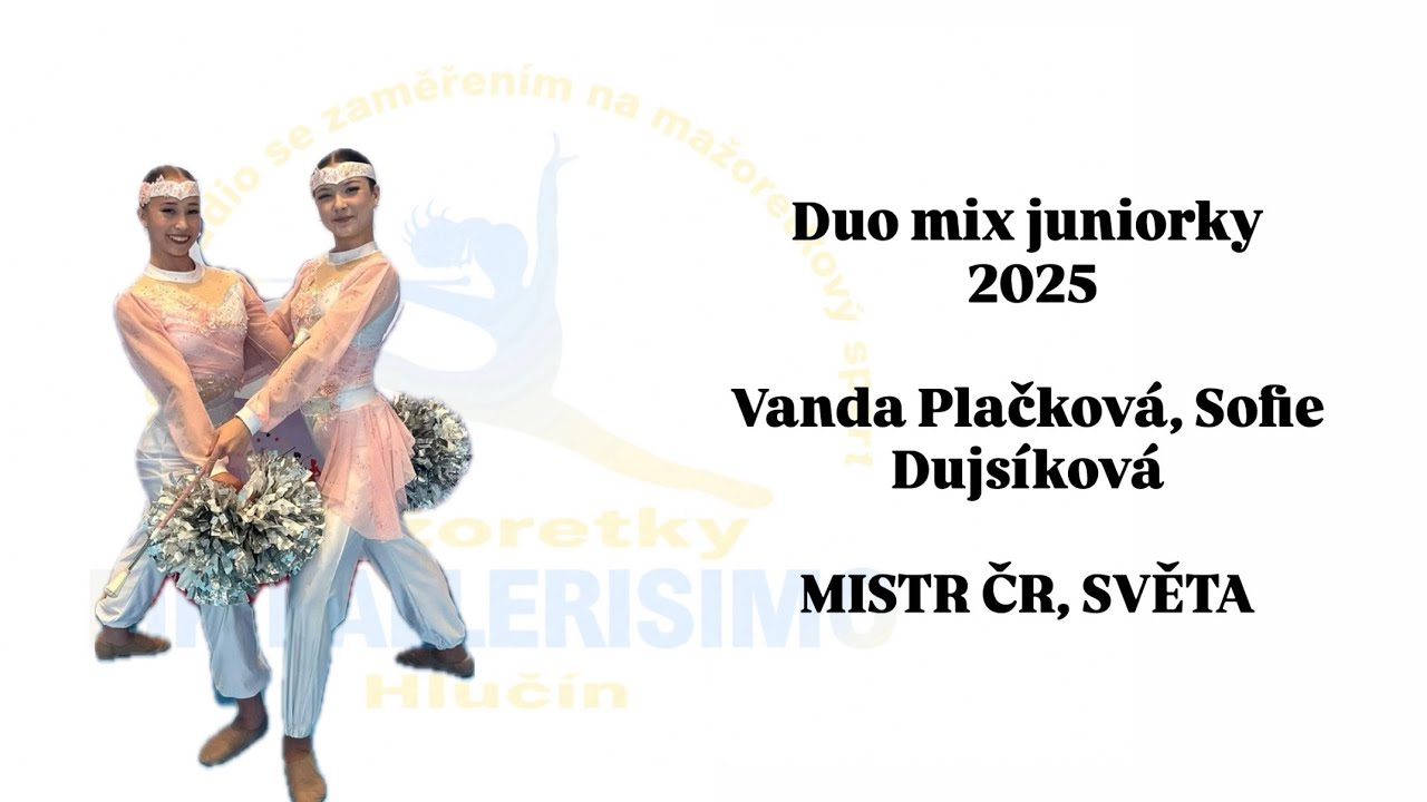 MK BALLERISIMO Hlučín - duo mix juniorky Sofi a Vanda 2025