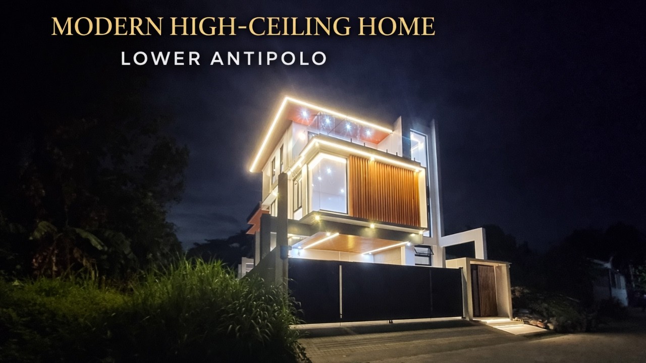 Inside a ₱28M 3-Storey Modern High-Ceiling Home Along Sumulong Highway | 6 Bedrooms Near LRT Masinag