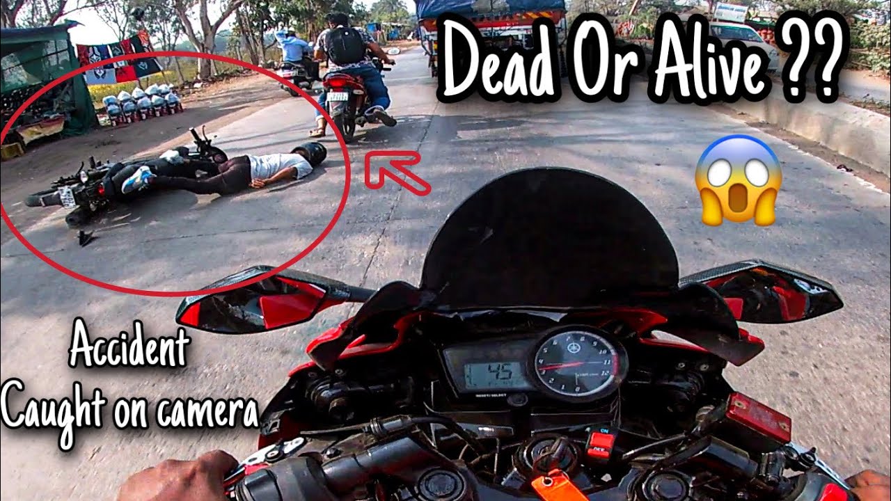 This is why you should always wear helmet| Accident caught on camera| Dead or Alive?
