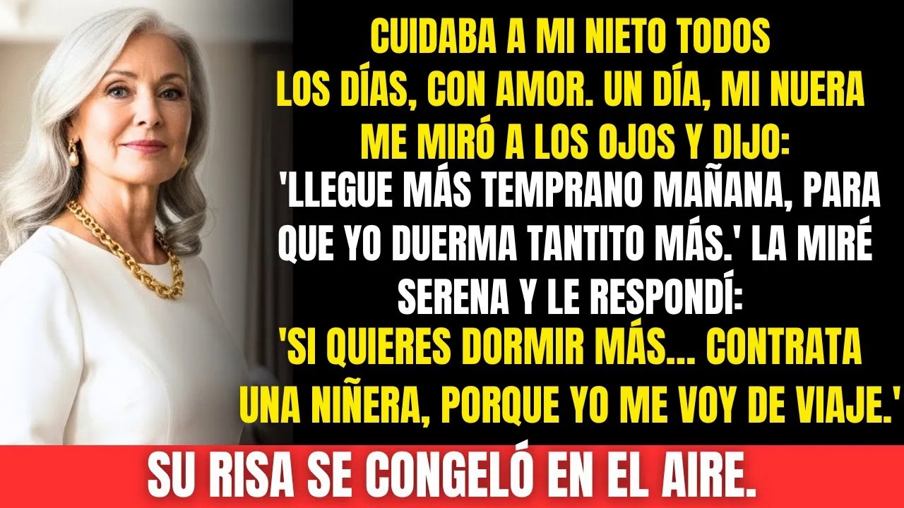 Mi nuera quería hacerme su niñera… y cuando vio lo que hice, simplemente no lo pudo creer