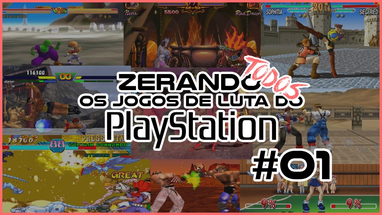 Desafio: Zerando todos os Jogos de Luta do PlayStation! ~ Dia 1
