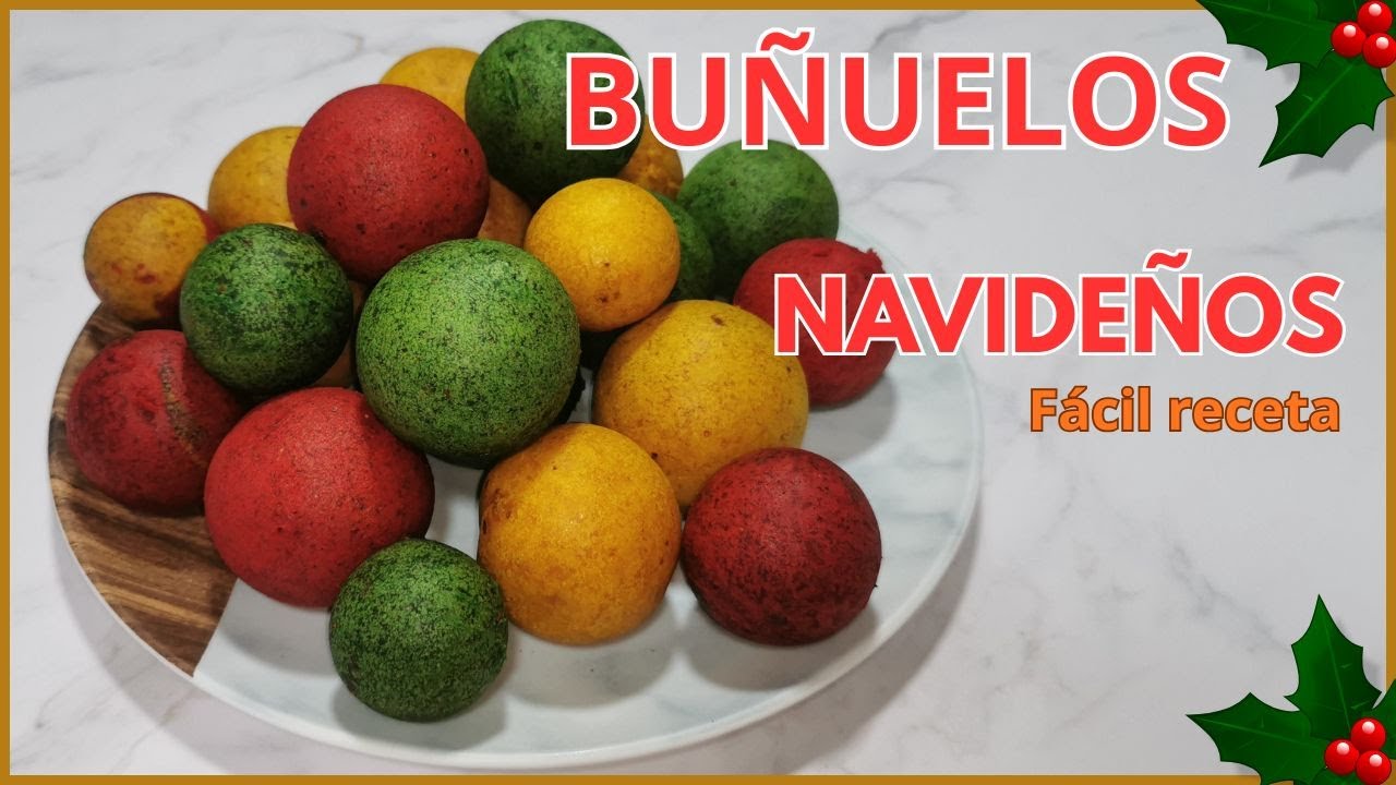 ¡Cómo hacer BUÑUELOS NAVIDEÑOS🎀con queso🧀Crujientes por fuera y suaves por dentro! #buñuelos