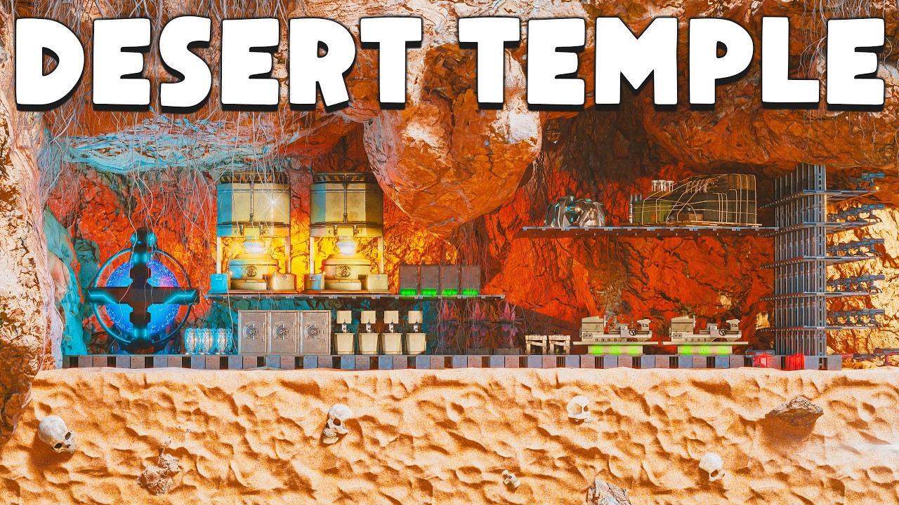 I Built the Greatest Desert Cave Base on ARK’s Most Populated Server!  - ARK PvP