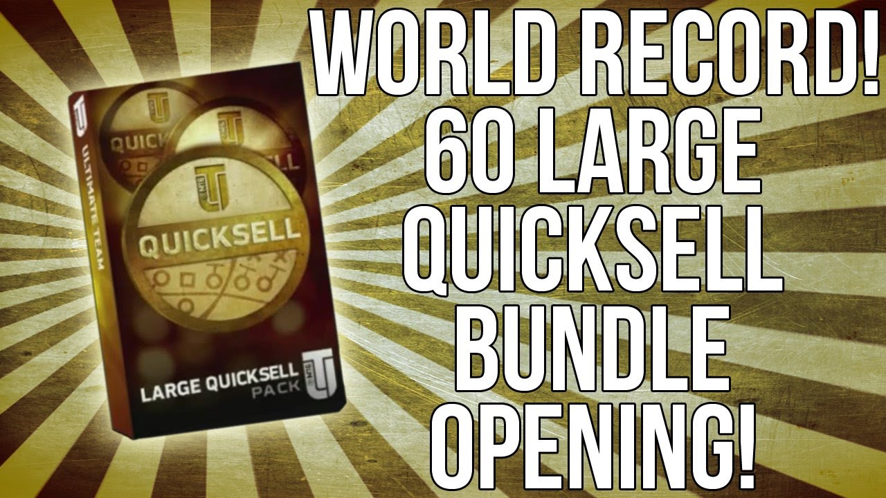 WORLD RECORD! 60 LARGE QUICK SELLS! OVER 1 MILLION IN COINS! ::-Madden 16 Ultimate Team
