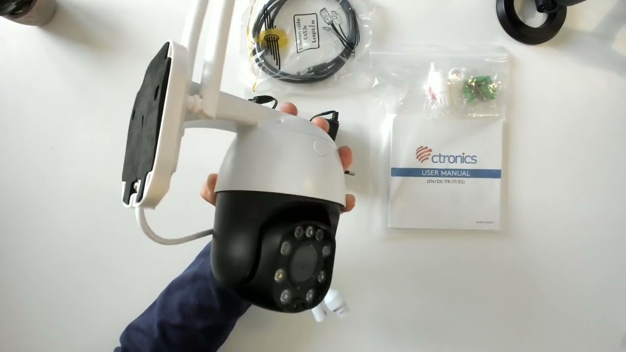 ctronics Telecamera wifi esterno con Visione Notturna a Colori, Un prodotto completo adatto alla mag