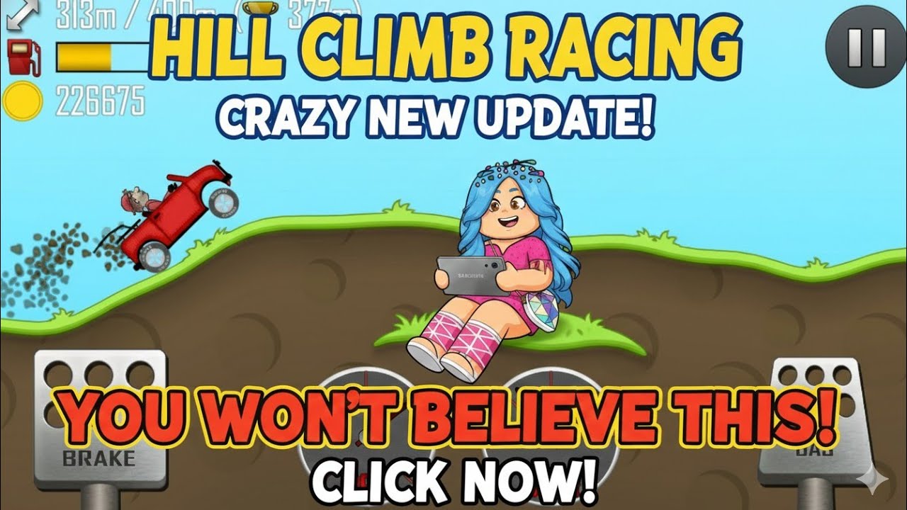 @OliviaLegoPlays Hill Climb Racing disaster full gameplay