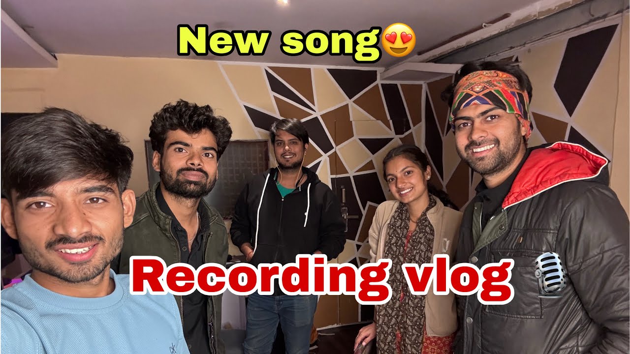 Kese huyi new gaane deewane ho gaye ham ki recording 😍💗 || bittu Upadhyay vlog 