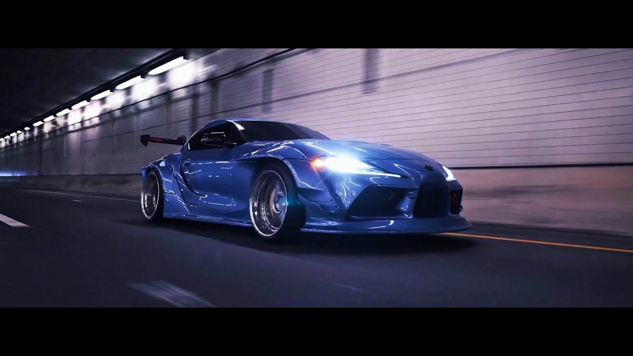 Liberty Walk Toyota Supra Night Run | 4K