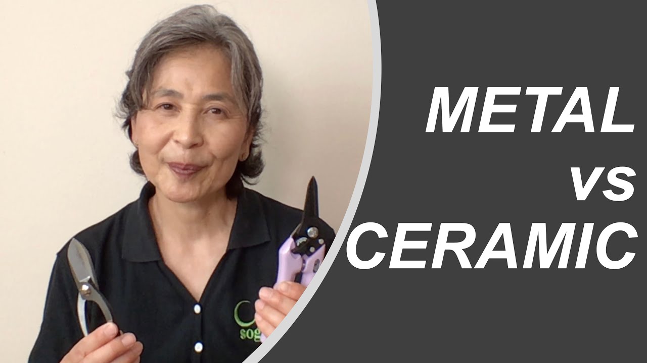 Metal vs. Ceramic - Which Ikebana Scissors do you choose?