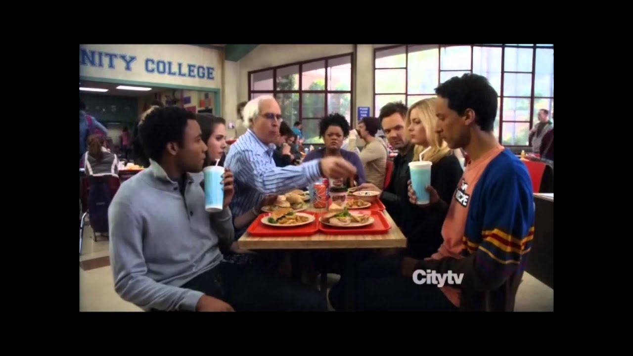 Community: Pierce stealing food