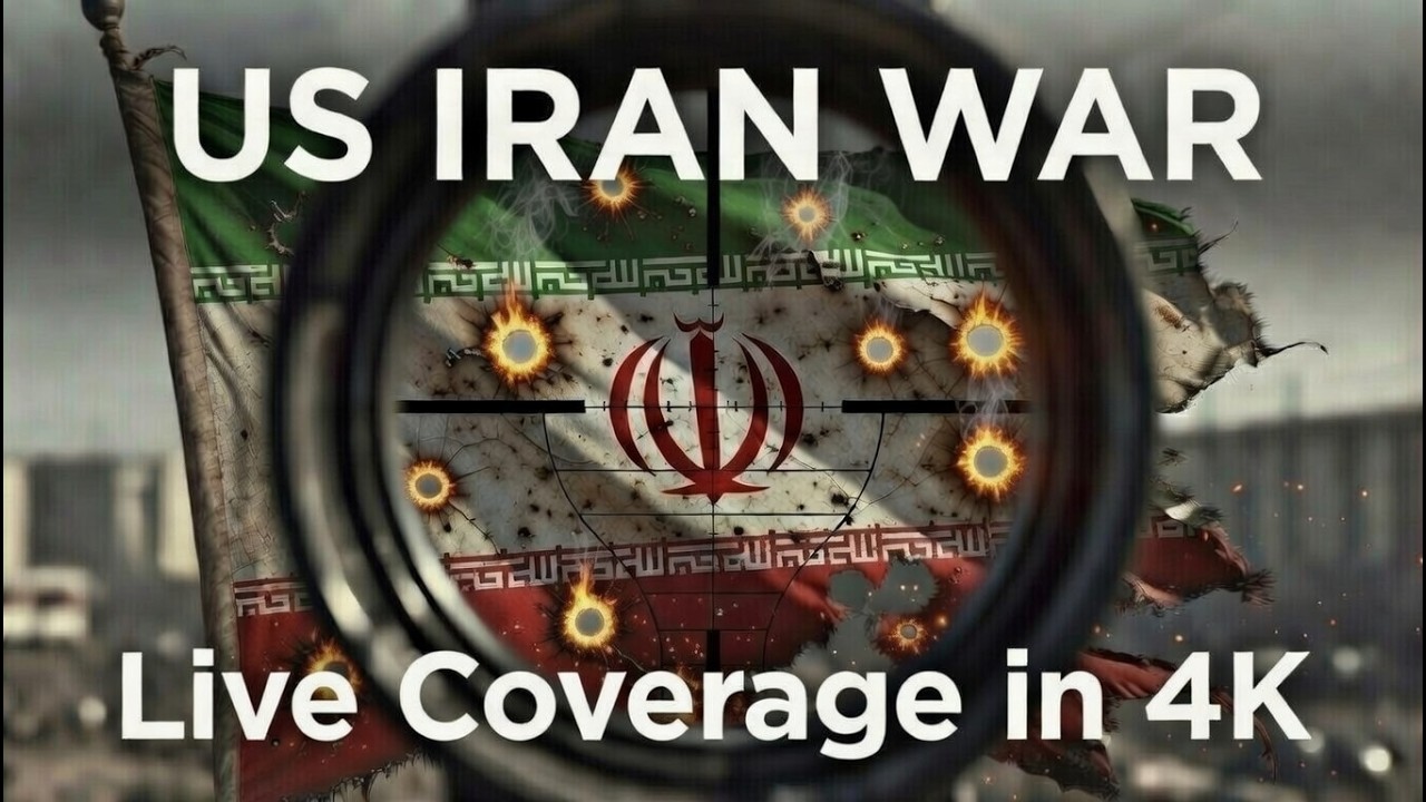 US & Israel Attack Iran Live in 4k