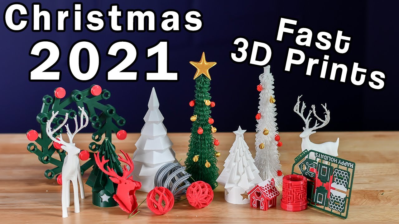Top 10 Last Minute Christmas 3D Prints | Fast 3D Prints