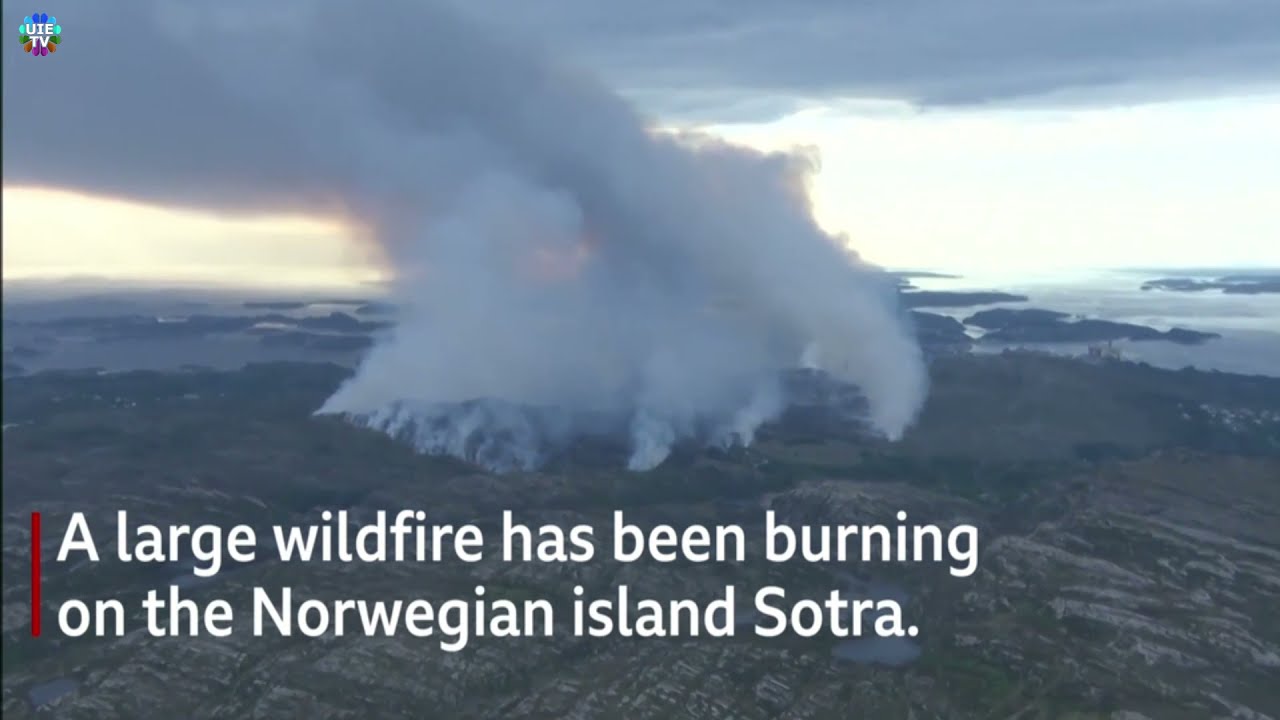 Norway wildfire. More than 500 people evacuated on Sotra