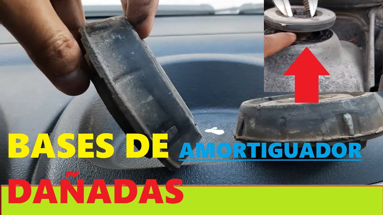 ¿COMO IDENTIFICAR BASES DE AMORTIGUADOR DAÑADAS o copelas? #autos REVISADO EN UN NISSAN PLATINA