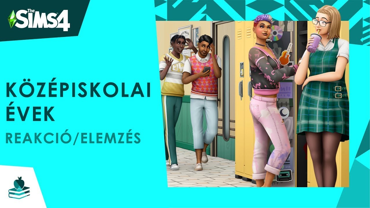 The Sims 4: Középiskolai évek előzetes reakció 📚 | High School Years