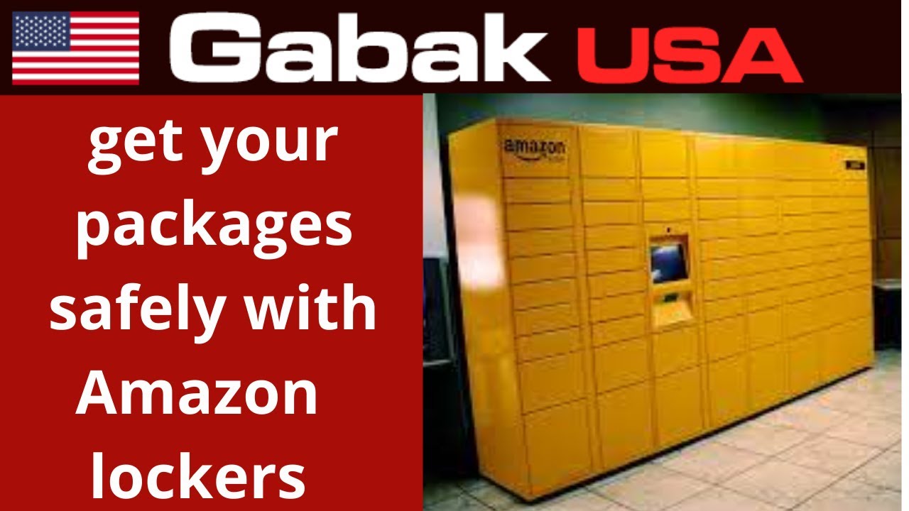 get your packages safetly with amazon lockers