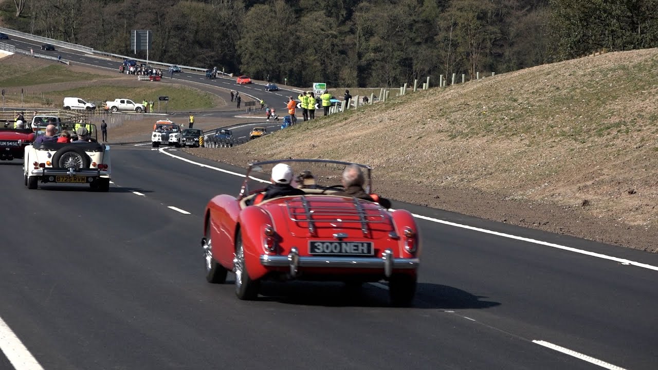 Beartown Classic Car Club starts Congleton's Link Road. No more traffic jams in the town?