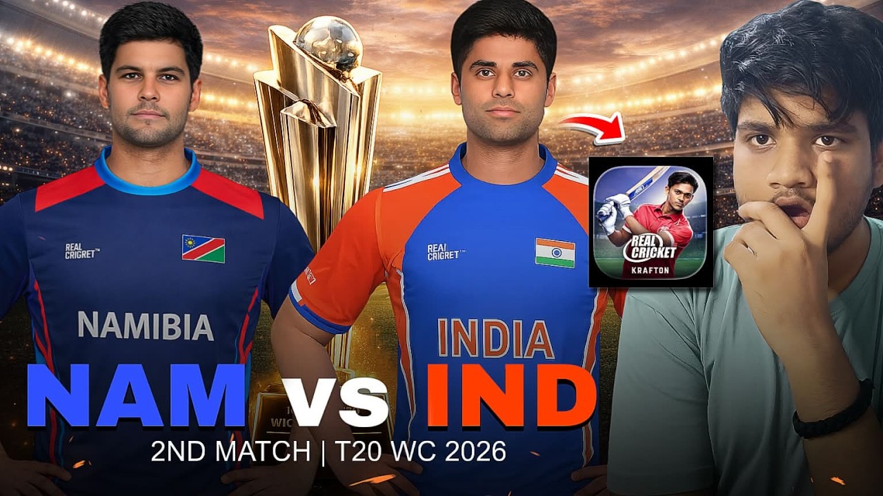 IND vs NAM T20 WC 2026 | Real Cricket