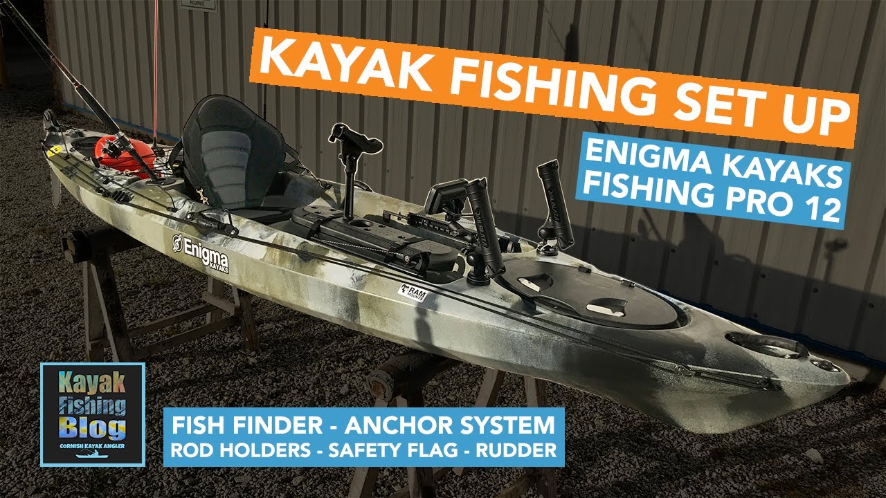 Kayak Fishing Set Up on an Enigma Kayaks Fishing Pro 12