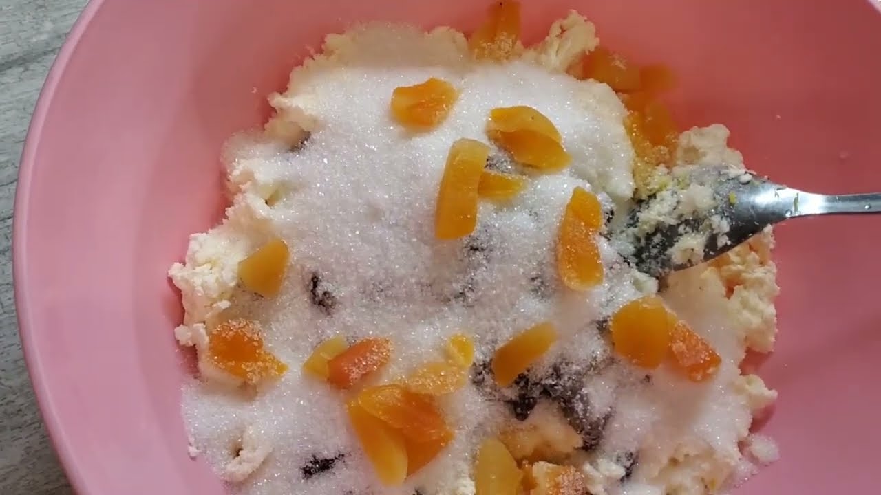 Творожная запеканка с курагой и изюмом! Приехал Самвел на вареники