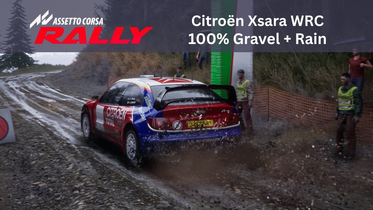 Trying to Stay Clean in Heavy Rain 🌧️ | Rally Wales | Xsara WRC | Assetto Corsa Rally
