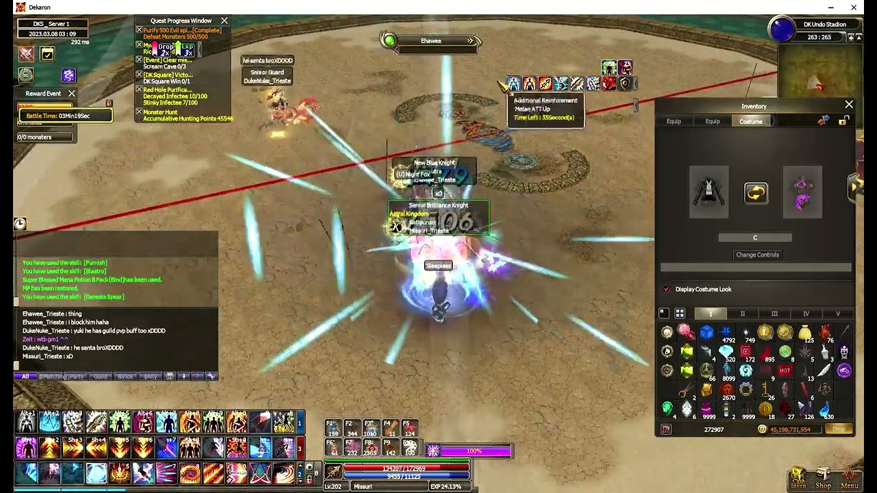 Missuri(Alo) Vs Ehawee(CS) Dekaron Global PVP