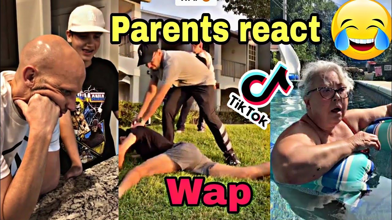 Best of Parents react to Wap on Tik tok 😂| Cardi b ft Megan thee stallion #part4