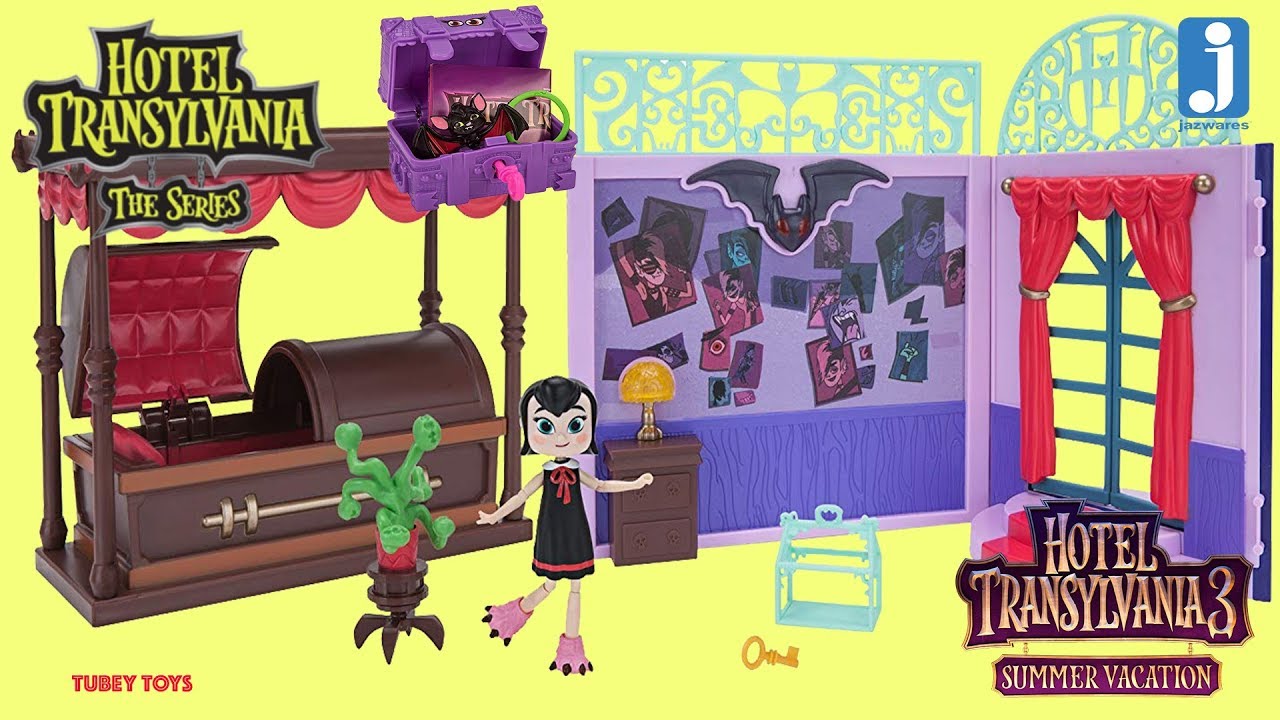 Hotel Transylvania 3 Summer Vacation Ghostly Goodnight Play Set Poseable Mavis Doll Jazwares Tubey