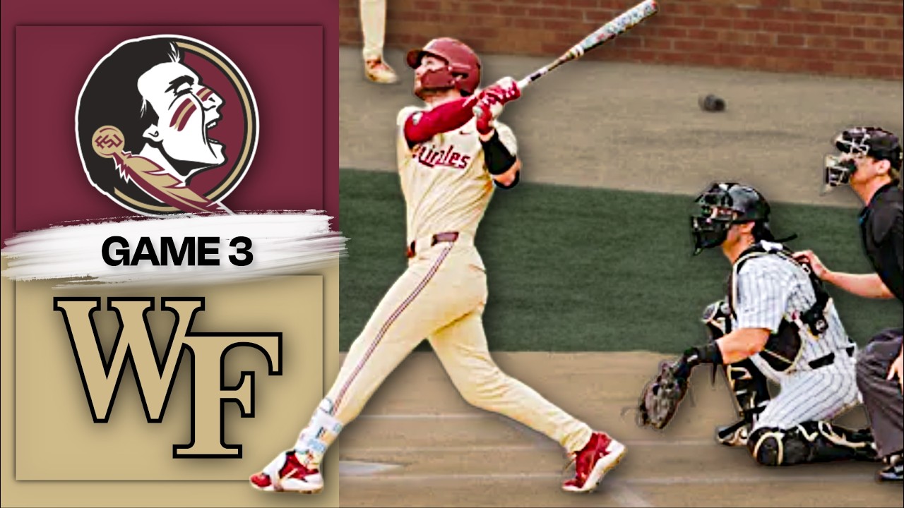#20 Florida State vs #12 Wake Forest Game 3 Highlights | 6 HOME RUNS IN SERIES FINALE