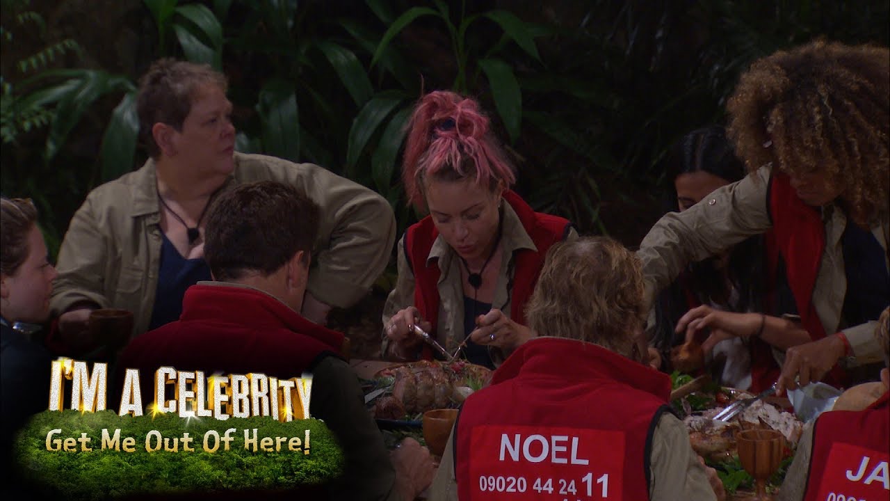 The Celebs Go in on the Luxury Feast While Nick Dines Alone | I'm a Celebrity... Get Me Out of Here!