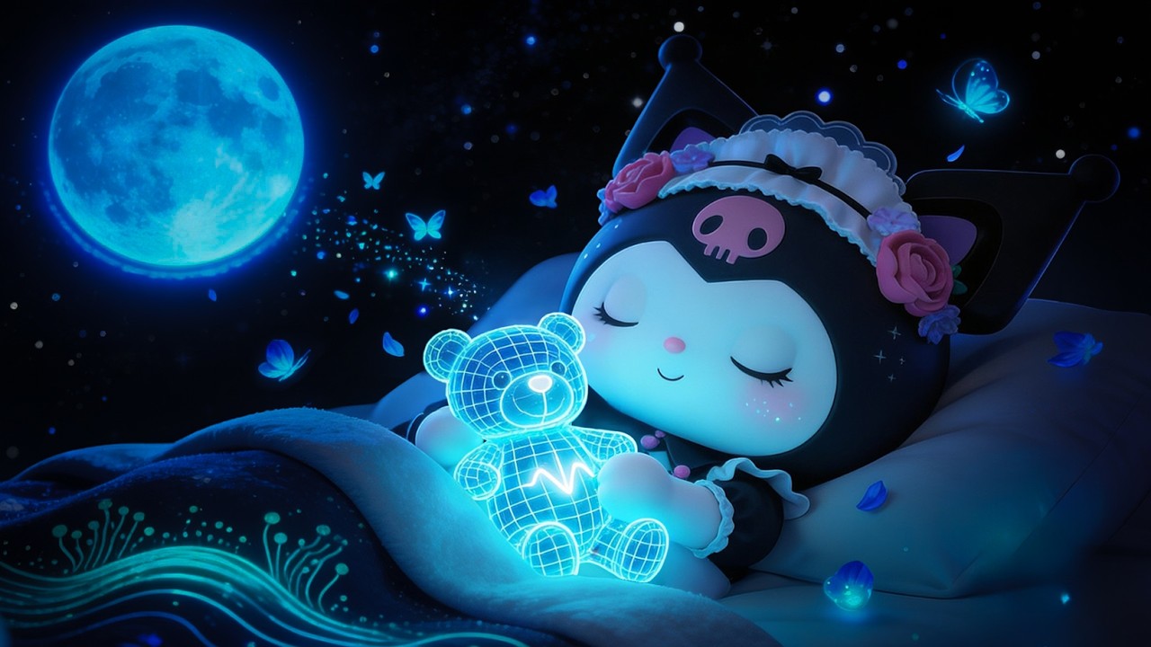 Deep Sleep Music for Insomnia and Anxiety Relief | Sleep Music Night Ambience for Sleeping Kuromi