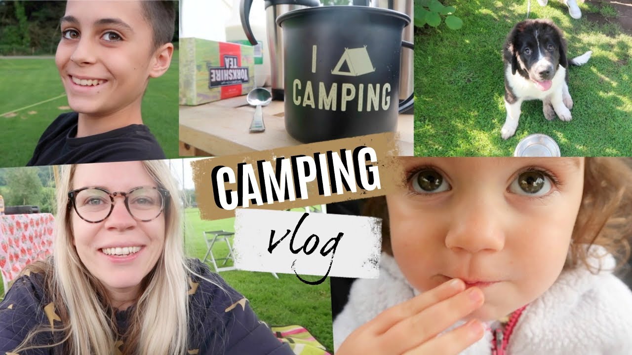 24 HOURS IN A TENT WITH FOUR KIDS AND A NEWFOUNDLAND | CAMPING VLOG
