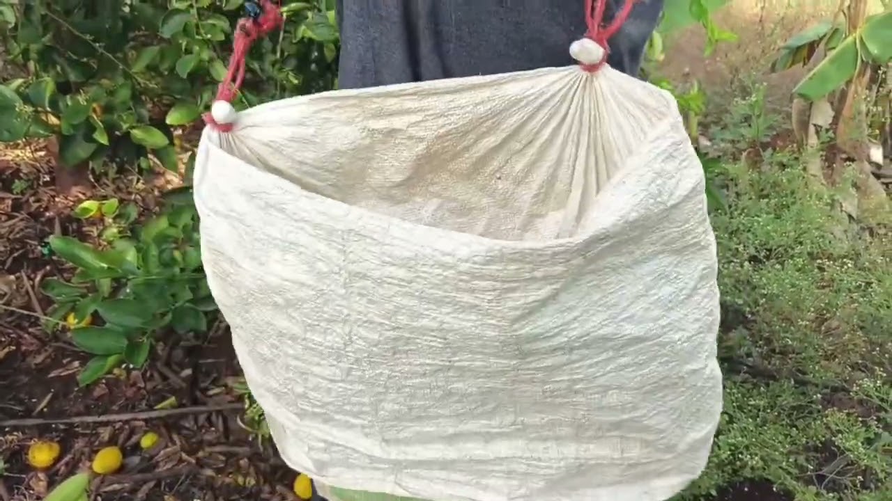 Como hacer bolsa con costal #bolsas #costal  #ecologico #campo