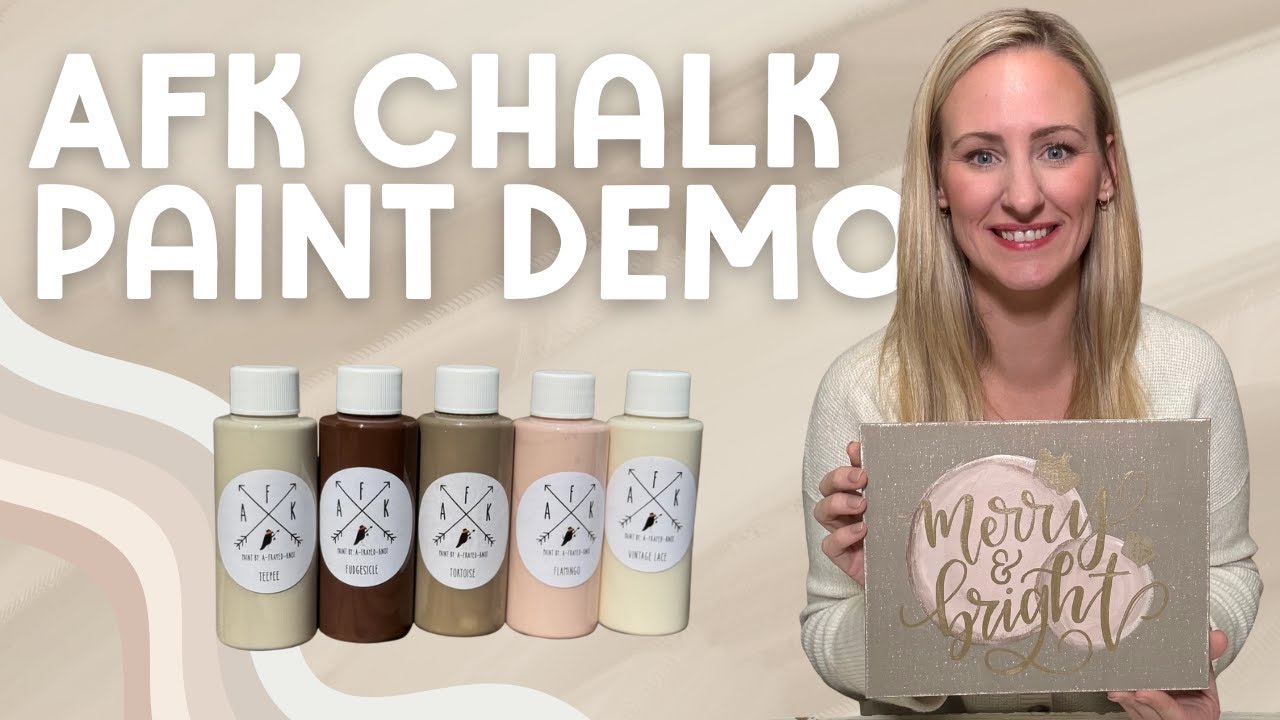 Imperfect Dust Collection of AFK Chalk Paint Demo