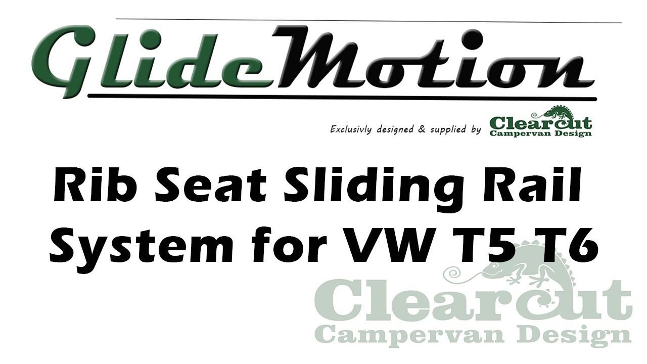Clearcut Campervan Design GlideMotion Rib Seat Rail System