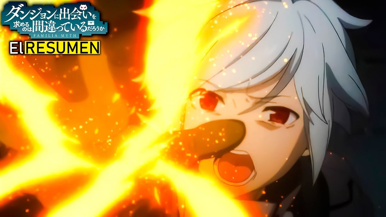 🔷️EL CHICO D3B&Iacute;L QUE DESEABA SER UN HEROE ⚔ | Danmachi Resumen Temporada 1