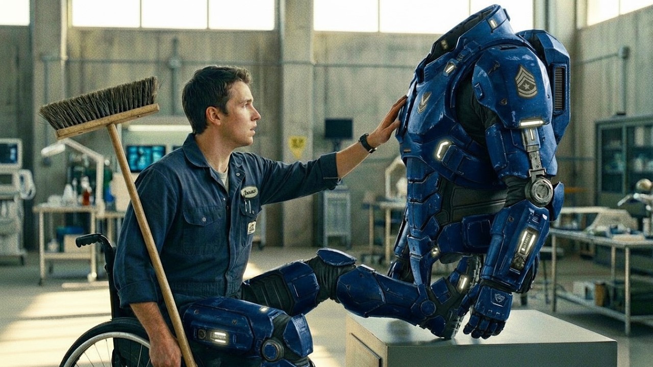 A Disabled Janitor Finds an Armor That Grants Him The Powers of a Vigilante