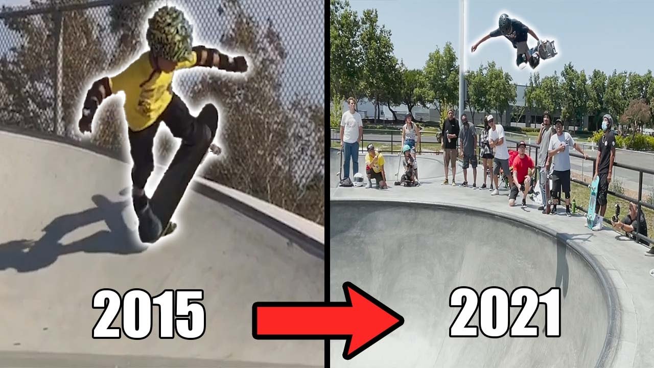 JD SANCHEZ 6 YEAR SKATE PROGRESSION!!!