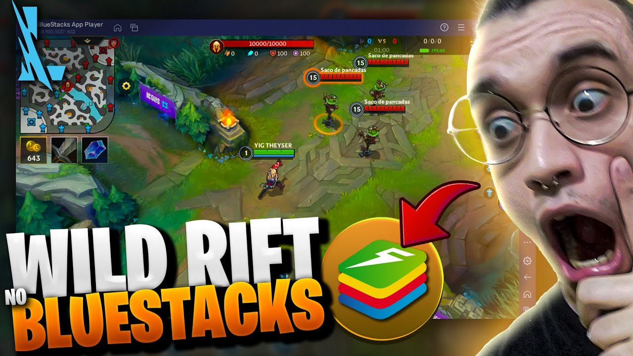 COMO JOGAR WILD RIFT NO PC PELO EMULADOR BLUESTACKS!