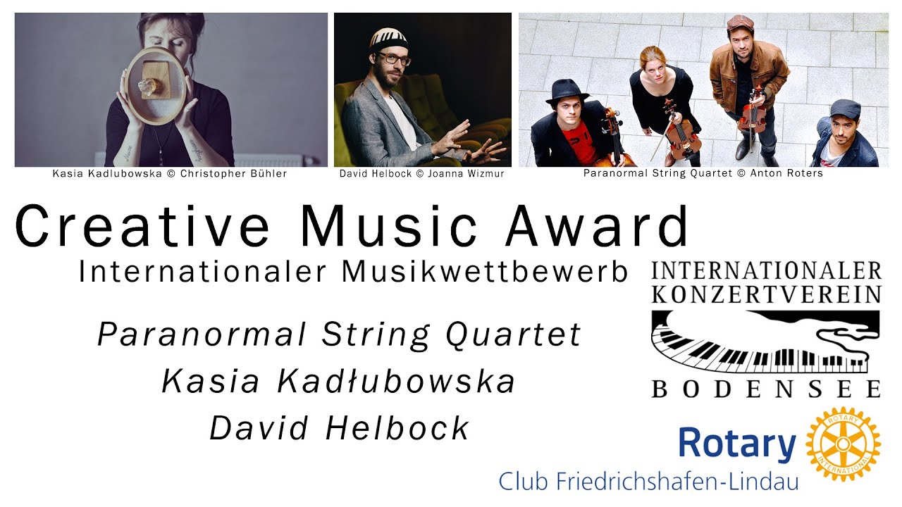 Creative Music Award - Internationaler Musikwettbewerb - Internationalen Konzertverein Bodensee e.V.