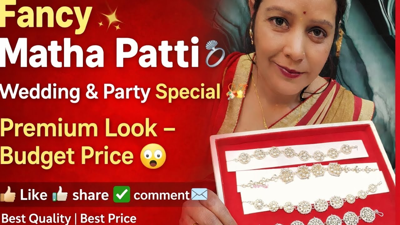 Fancy matha patti 😱🥰 | #mathapatti #jewelset #jewellerydesign #trendingjewellery #like #viral 