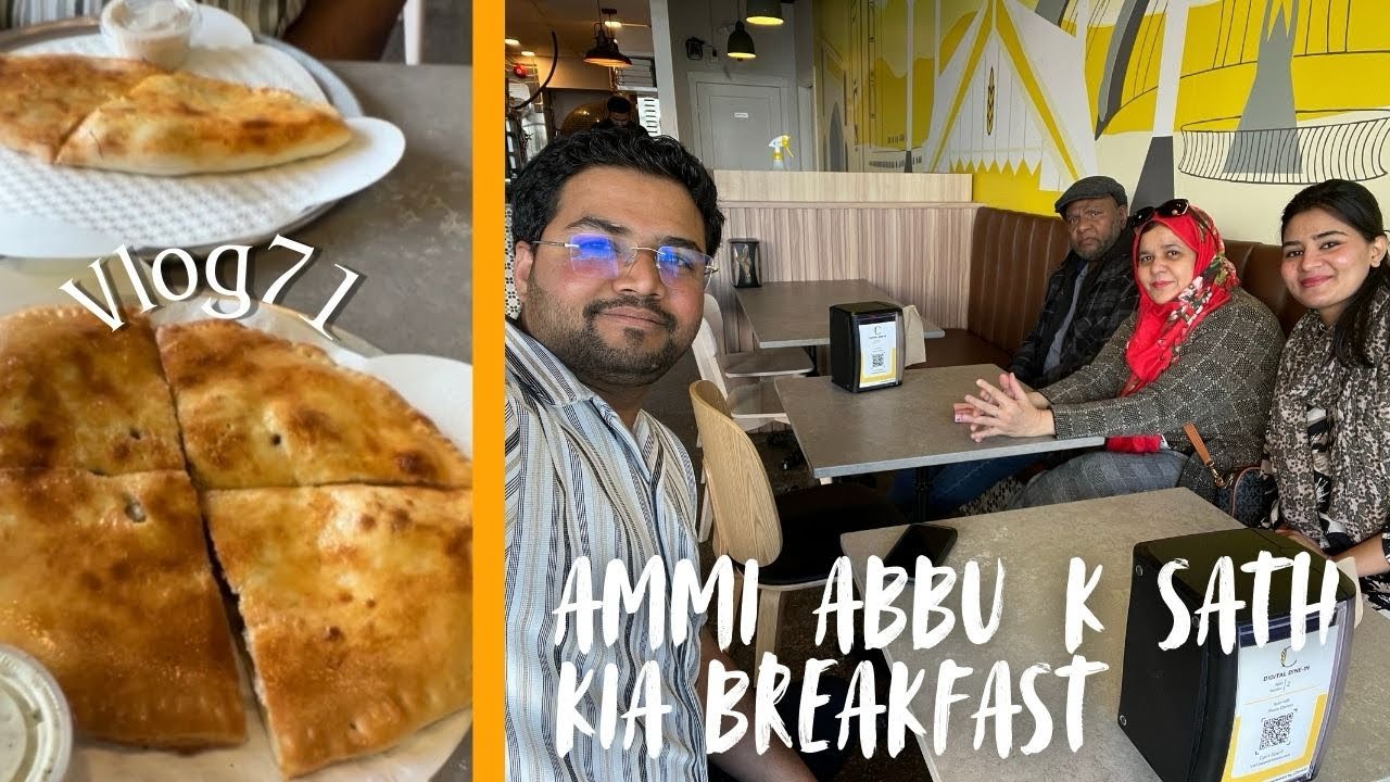 VLOG 71 | FAMILY DAY PER GAYE NASHTA KARNAY | OUTDOOR LIGHTS LAGAI | #home  #dailyvlog #familyvlog 