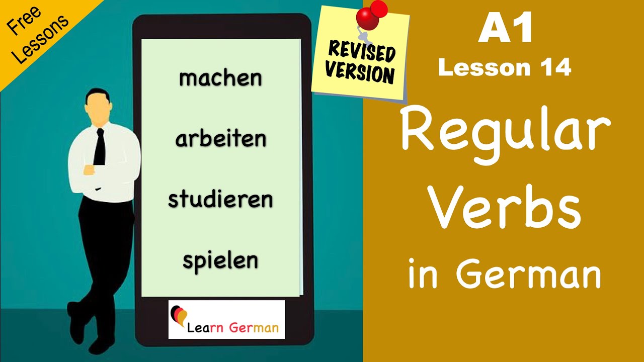 A1 - Lesson 14 | Regelm&auml;&szlig;ige Verben | Regular Verbs in German | Learn German