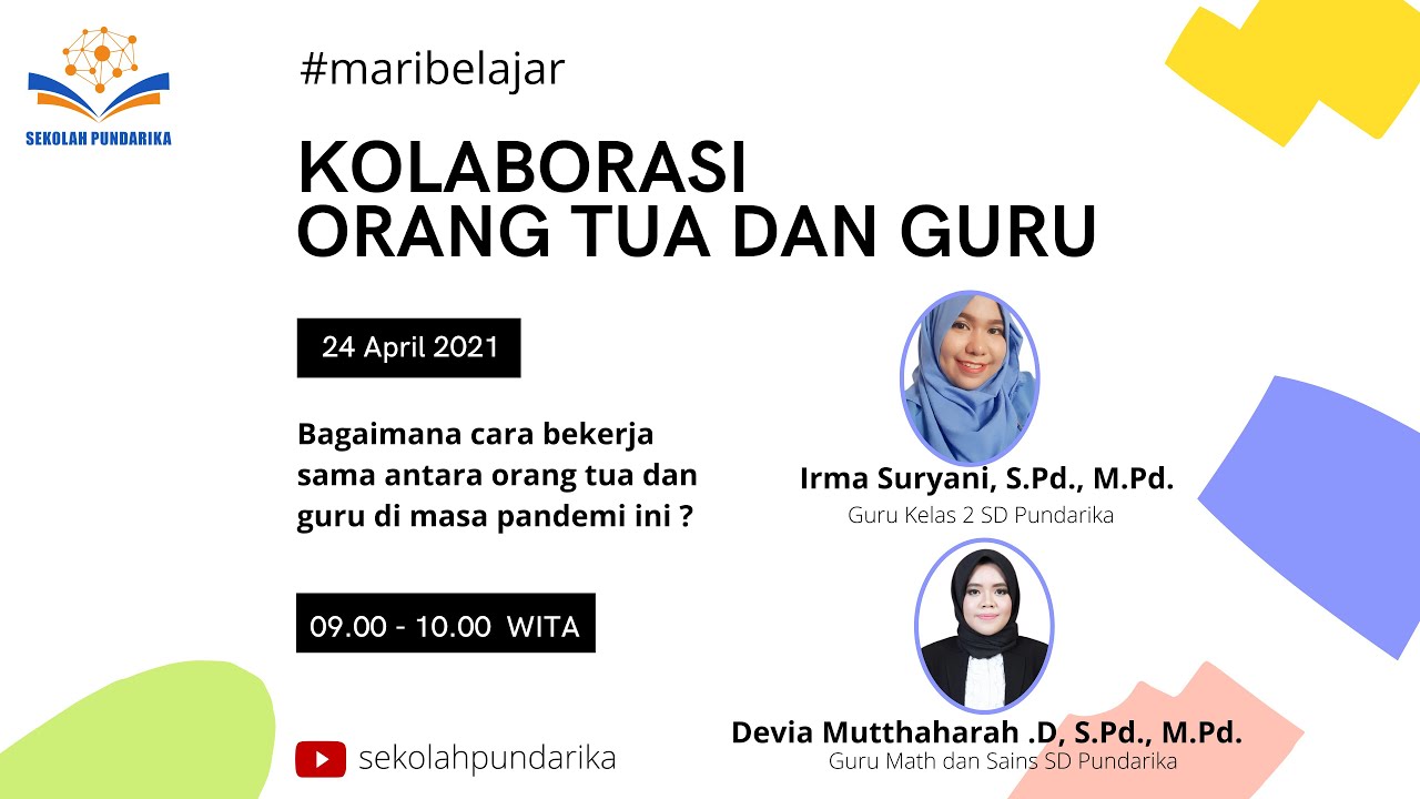 Kolaborasi Guru dan Orang Tua di masa pandemi