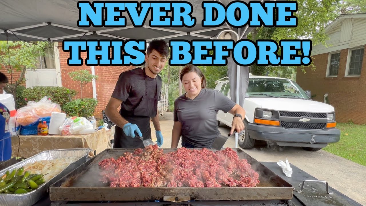 RUNNING A TACO STAND FOR A DAY!