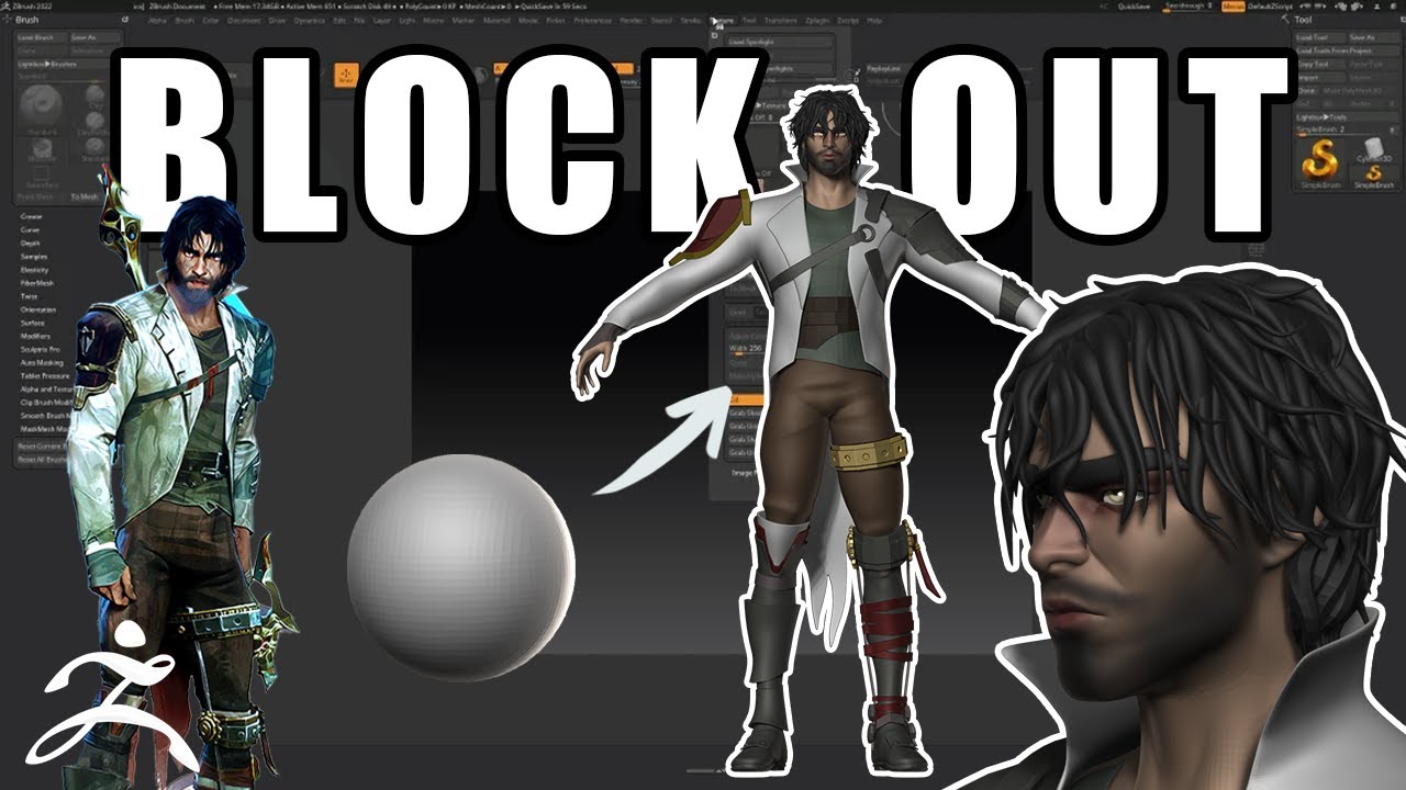 Blocking Features in ZBRUSH: Top Tips ft. Jayce (ARCANE)