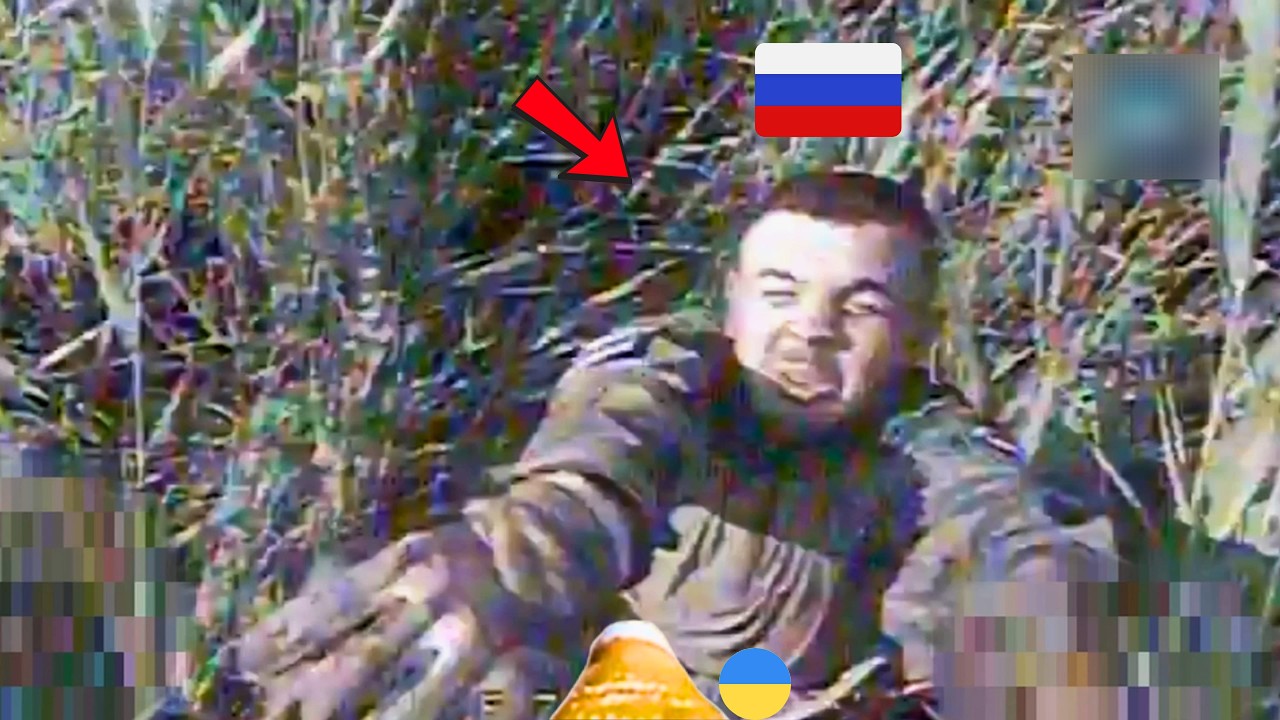 Российскому подразделению не удаётся избежать нападения украинского FPV-дрона | Война на Украине